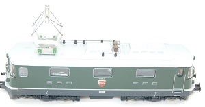 <b>HAG HO Nr. 161</b><br>DC analog<br>Re 4/4ll der SBB<br>Elektrolokomotive<br><br><br><br>Zustand: 1-2 mit Originalverpackung<br>Preis: 130,00 Euro<br><br><b><b><font color=#cc0000>VERKAUFT</font></b></b><br>