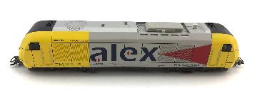 <b>Märklin HO 36848</b><br>AC Digital <br>Dispolok ER 20 alex<br>Diesellokomotive<br><br><br><br>Zustand: 1-2 mit Originalverpackung <br>Preis: 110,00 €<br><br><b><b><font color=#cc0000></font></b></b><br>