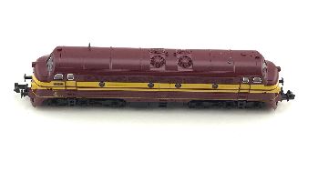 <b>Kato N K2887</b><br>DC analog mit Schnittstelle<br>NOHAB CFL 1604<br>Diesellokomotive<br><br><br><br>Zustand: 1-2 <br>Preis: 165,00 Euro<br><br><b><b><font color=#cc0000>VERKAUFT</font></b></b><br>