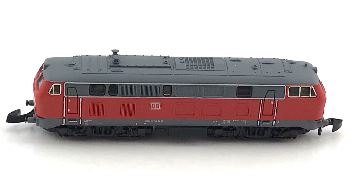 <b>Märklin mini-club Z 88787</b><br>DC analog<br>V 218 der DB<br>Diesellokomotive<br><br><br><br>Zustand: 1 (NEU) mit Originalverpackung<br>Preis: 160,00 Euro<br><br><b><b><font color=#cc0000>VERKAUFT</font></b></b><br>